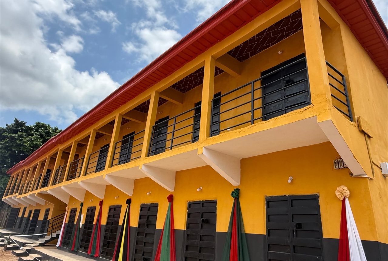 Modern 24-Lock-up Shop One-Storey Plaza at Afor Market, Nawgu.